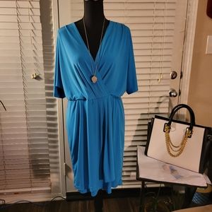 Calvin Klein mini dress Turquoise Size 10
